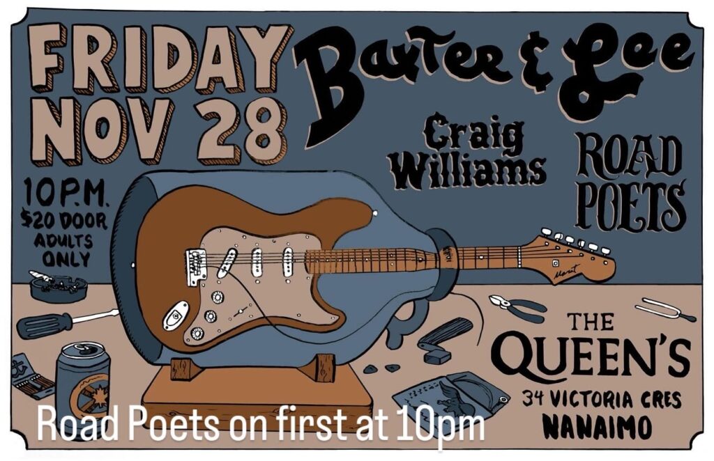 Road Poets, Queen's Hotel, Dave Teichroeb